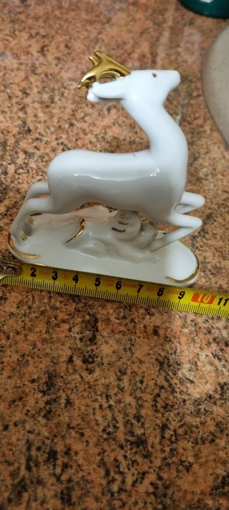 Figurka porcelanowa młoda koza.ARPO RUMUNIA