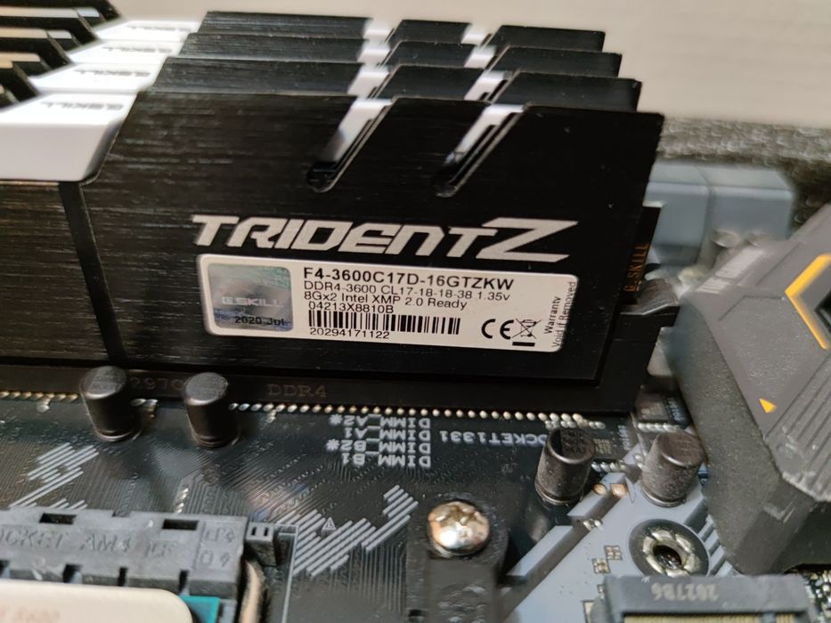 Комплект x570-pro (wifi) + ryzen 5600 + 32gb 3600 g-skill (b-die)