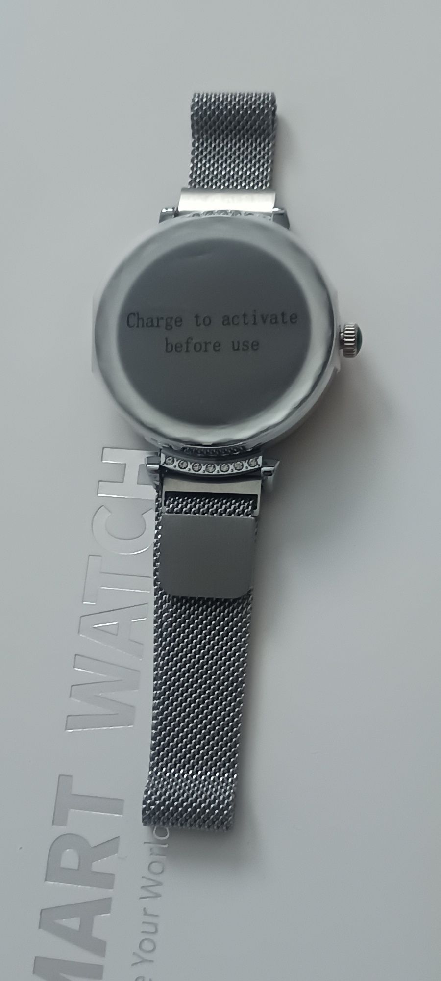 Smartwatch damski Fitonme silver iOS android
