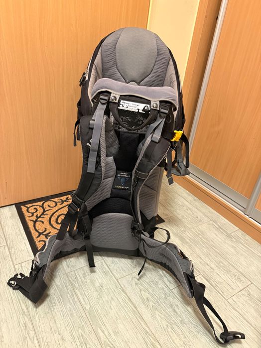 Nosidło turystyczne Deuter Kid Comfort Pro czarne szare