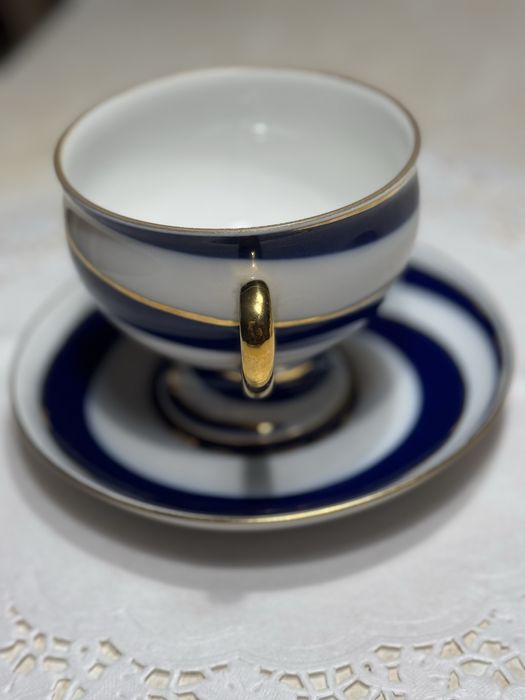 Чашка чайна ЛФЗ порцеляна фарфор ручний розпис