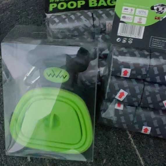 Складаний совок-щипці для прибирання екскрементів тварин