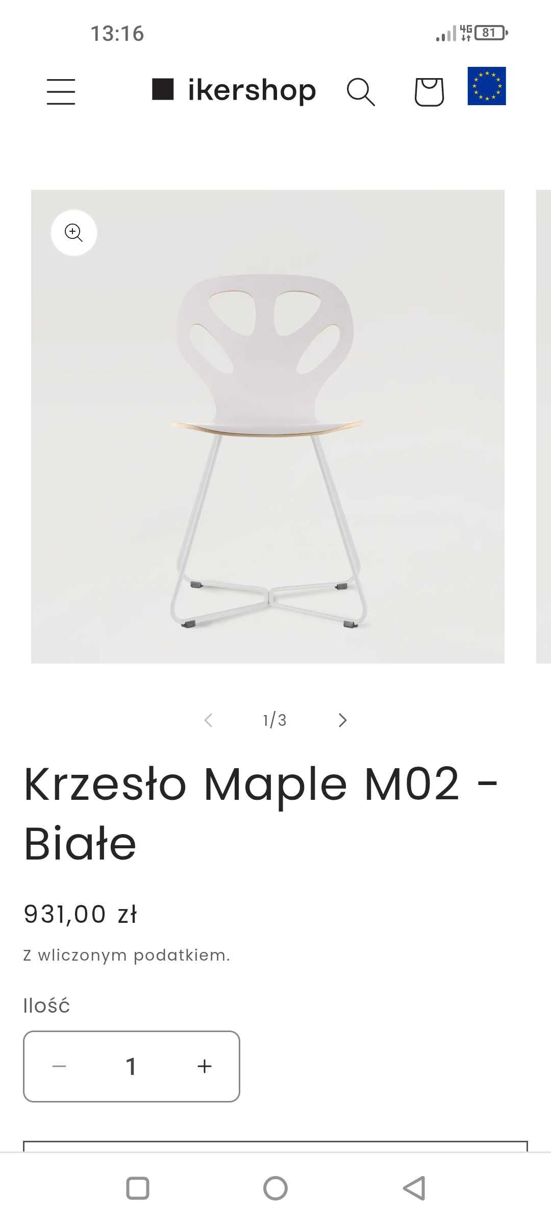 Stół z krzesłami