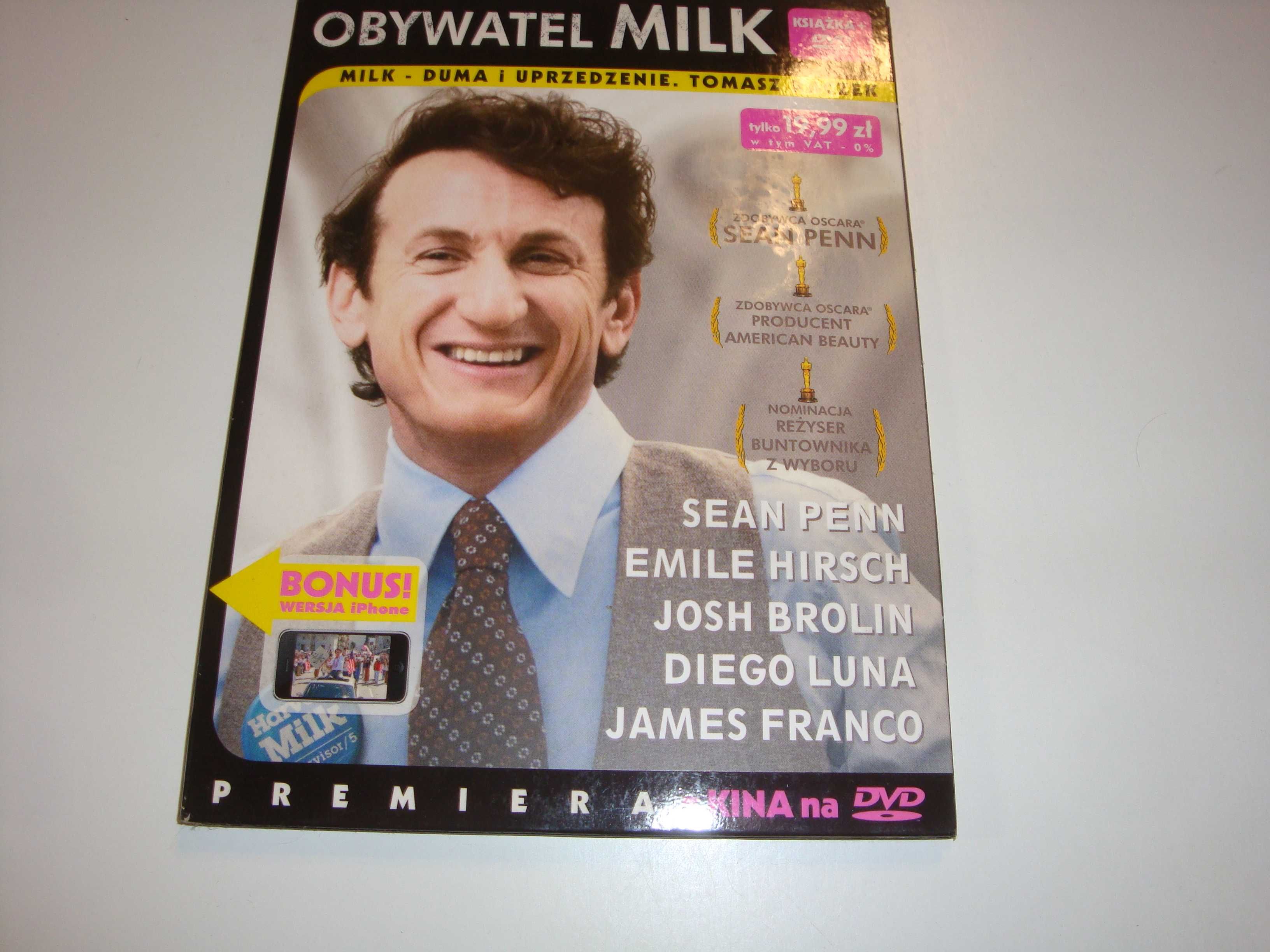 Film Obywatel Milk płyta DVD
