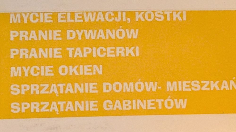 Sprzątanie biur, pomieszczeń, placów budowlanych