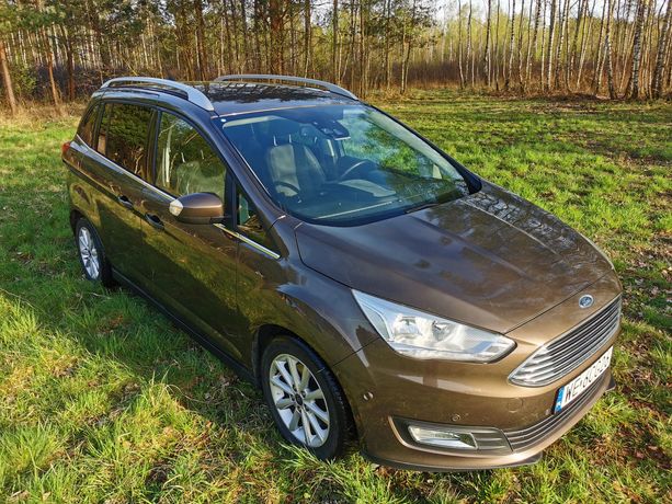 Ford Grand C-MAX 7 osób Tytanium, duża navi, bezwypadkowy