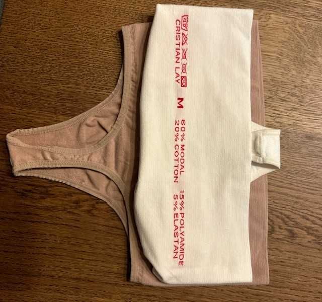 Pack Cinta cueca Cristian Lay (bege e branca)