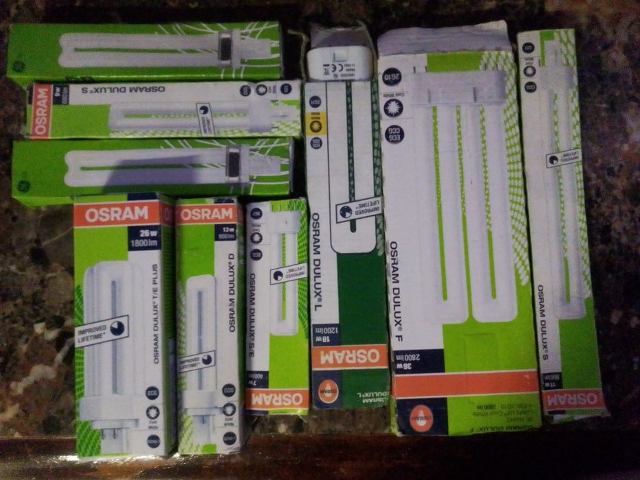 Świetlówki Phillips i Osram różne rodzaje