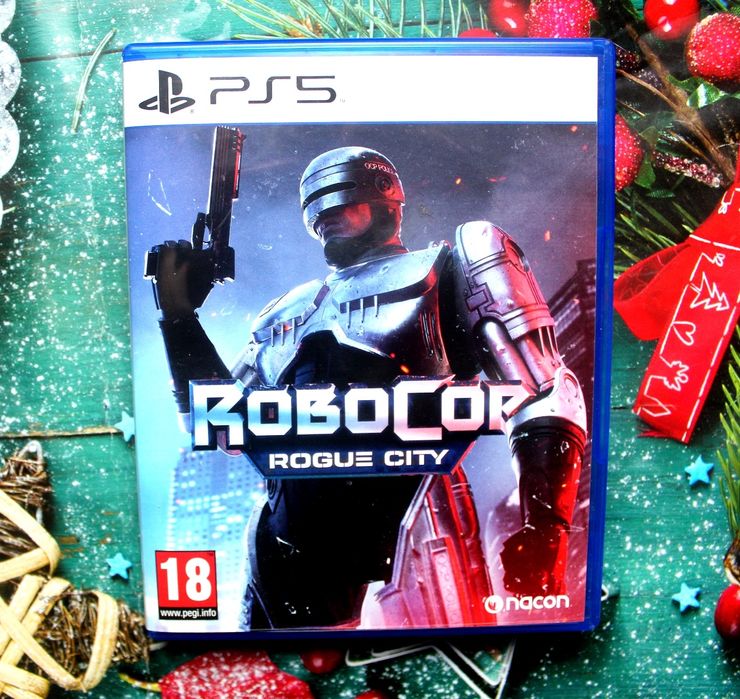 Диск для PS5. Robocop Rogue city. Русская версия.Пс5. Sony PlayStation