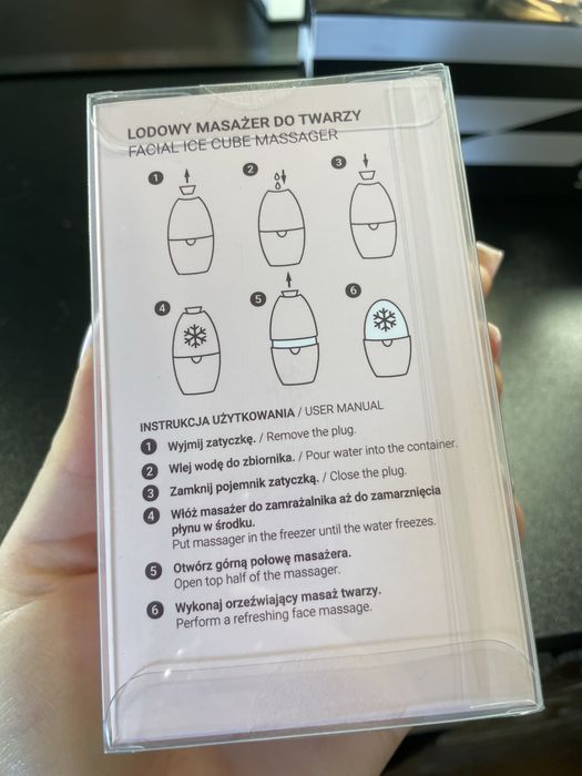 Masażer do twarzy lodowy nowy