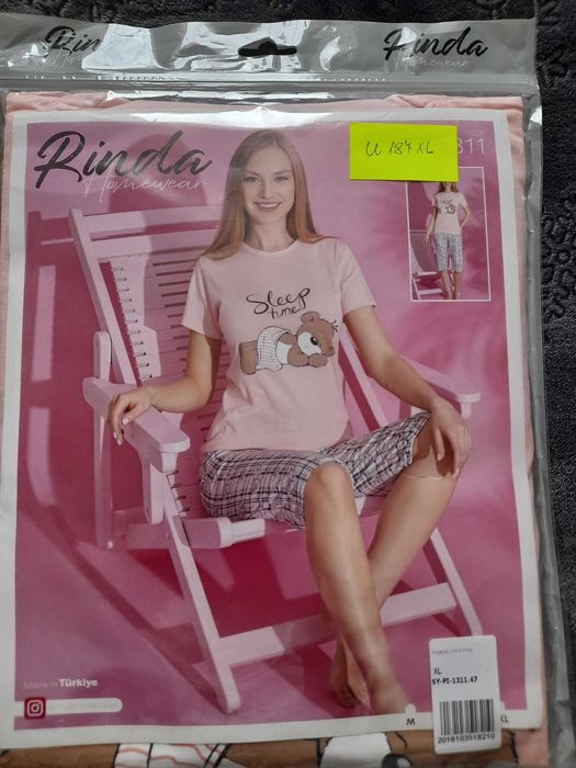 Piżama bawełniana "Miś", roz M-L