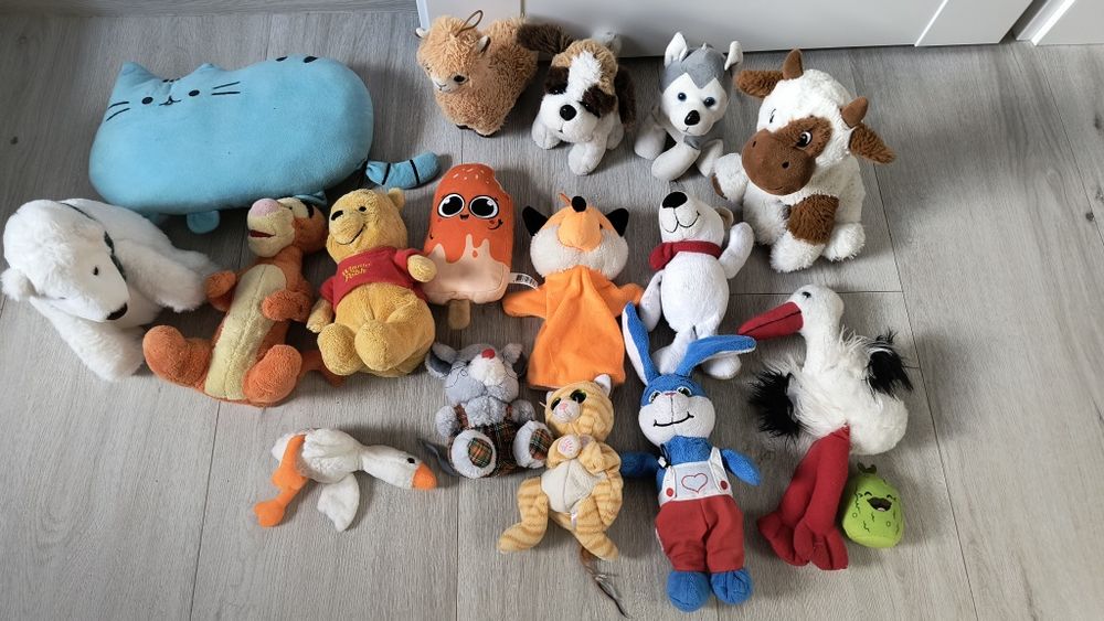 Zestaw maskotek pluszaki Kubuś Puchatek , gęś