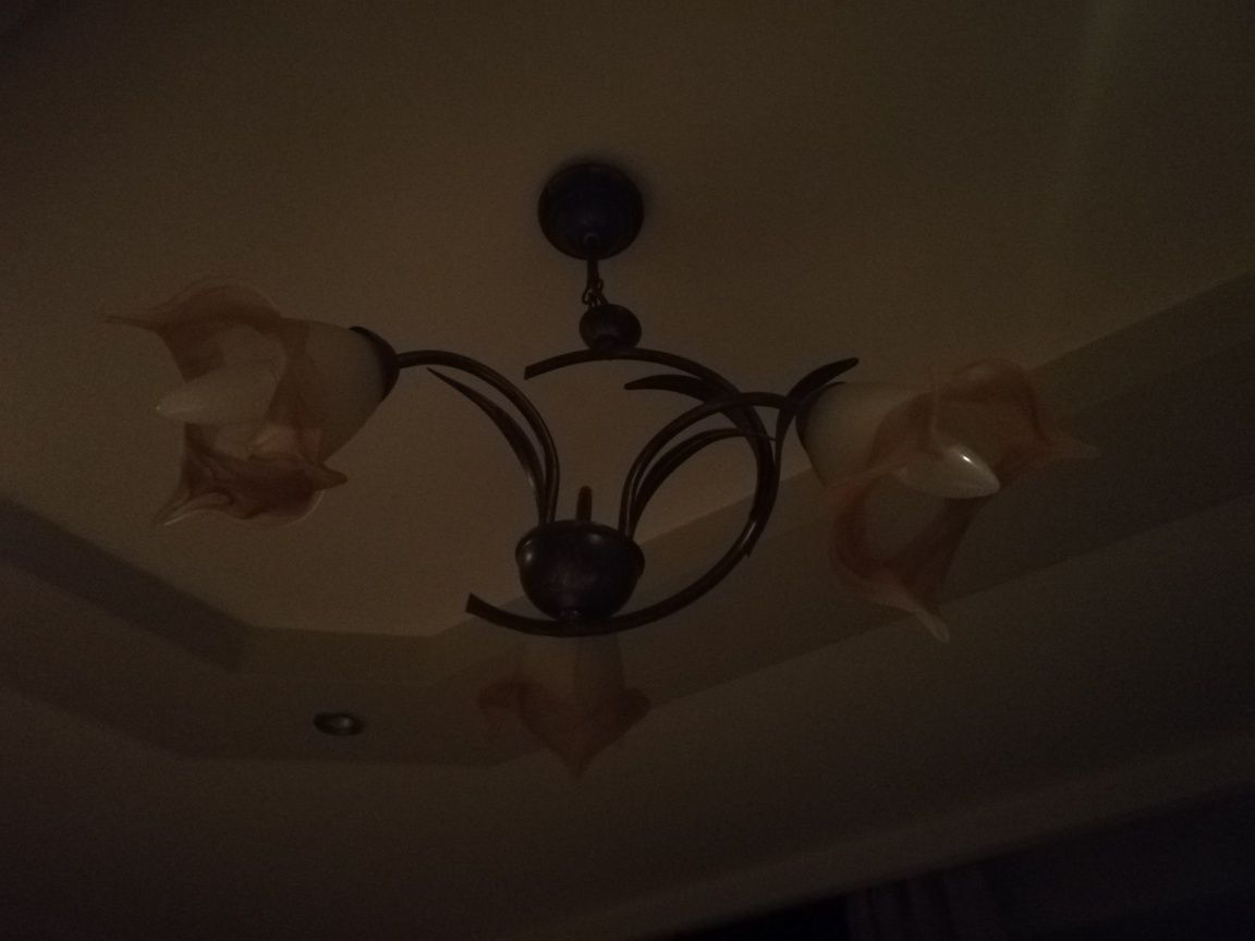 Żyrandol lampa sufitowa 3 żarówki