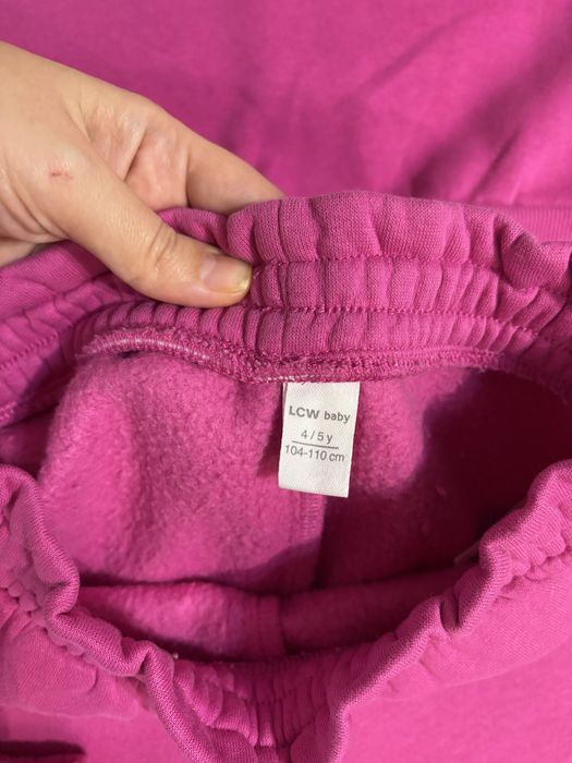 Костюм на флісі рожевий малиновий на дівчинку 4-5 років LC Waikiki