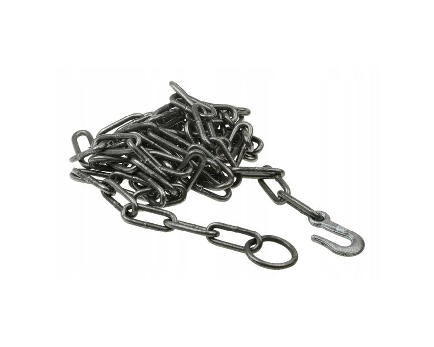 ŁAŃCUCH Wozowy Do Drewna 8mm x 4m Zrywka Transport Hak BEZPIECZNY Nowy