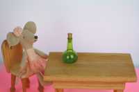 Szklana miniaturowa buteleczka do domku dla lalek / Maileg