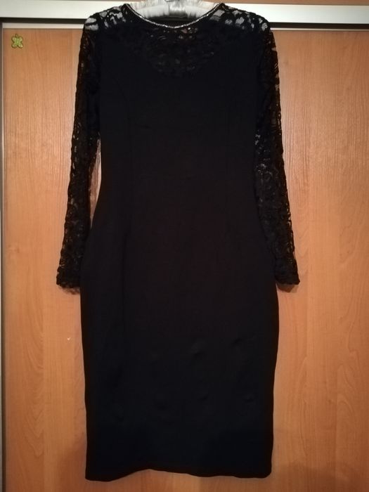плаття з гіпюровими вставками 44-46р.сукня, платье