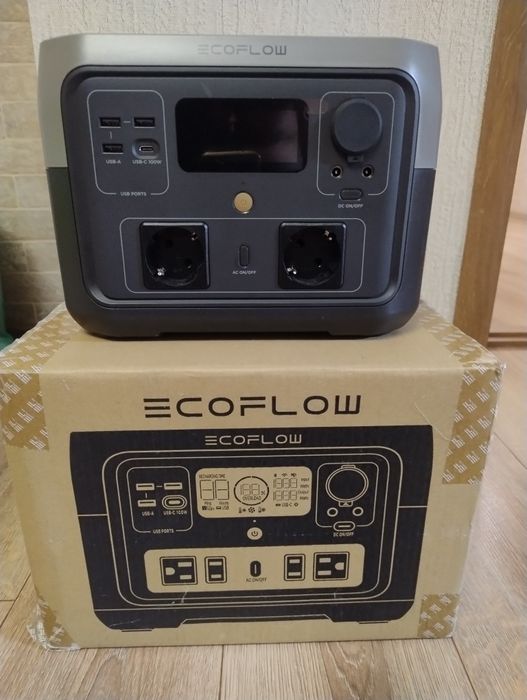 Портативна зарядна станція EcoFlow RIVER 2 MAX 512 Вт/год