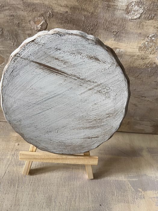 Recznie malowana drewniana talerz taca