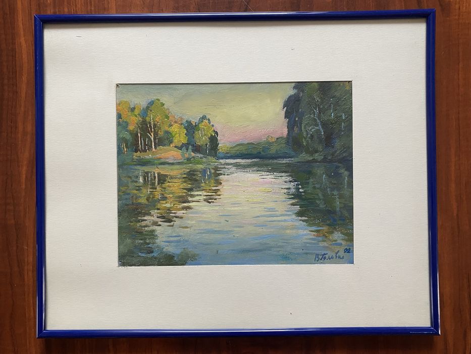 Картина ,,Сільське подвірʼяʼʼ 1966р.