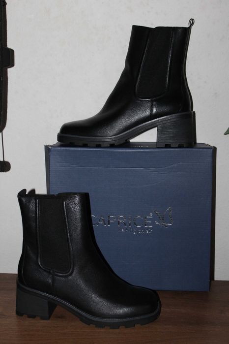 Оригінальні шкіряні черевики, челсі Caprice, 42 розмір