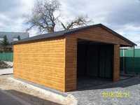drewnopodobny garaż 4x6 zadaszenie 2m wzmocniony