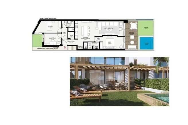 Moradia T3 com piscina privada