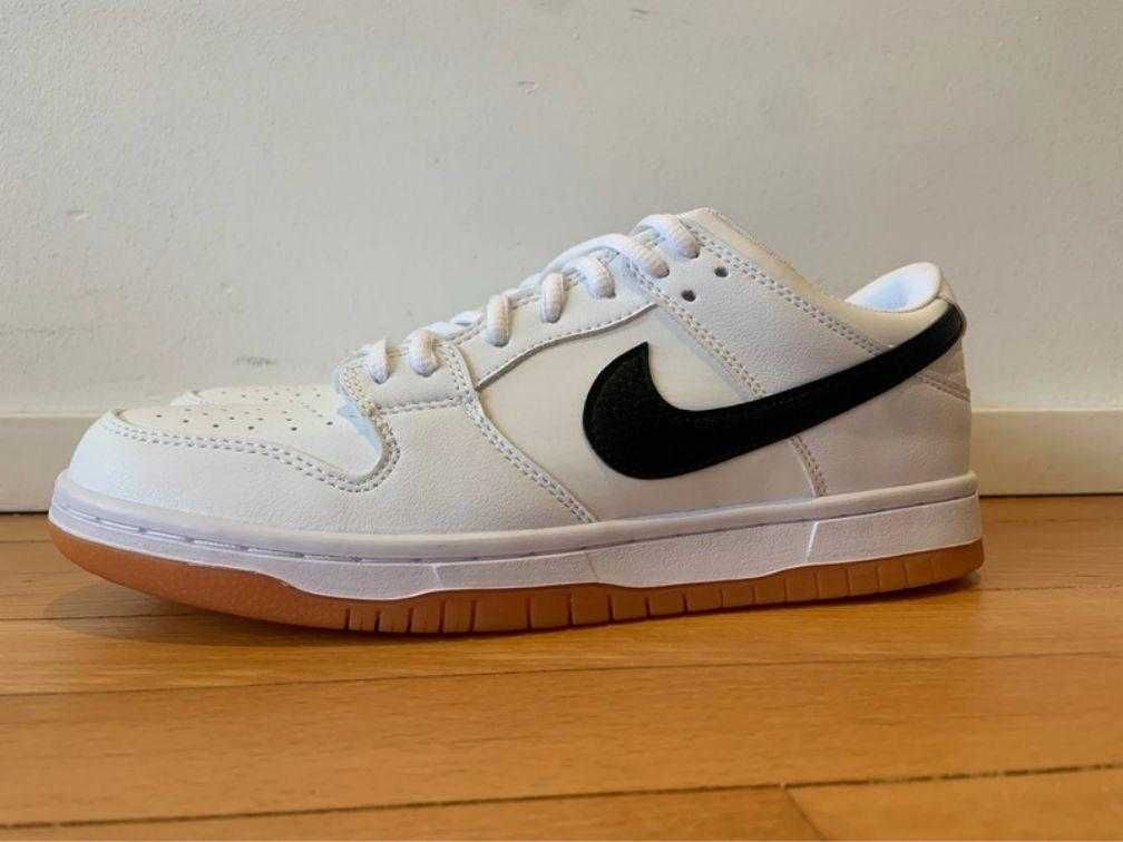 Nike SB Dunk Low Pro White Gum  40