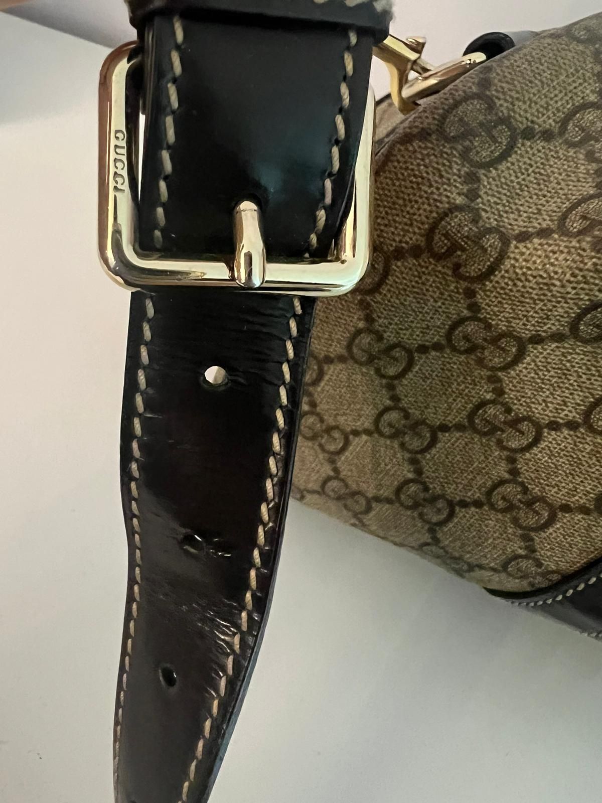 Gucci GG monogram Joy Boston Bag Vintage + pasek