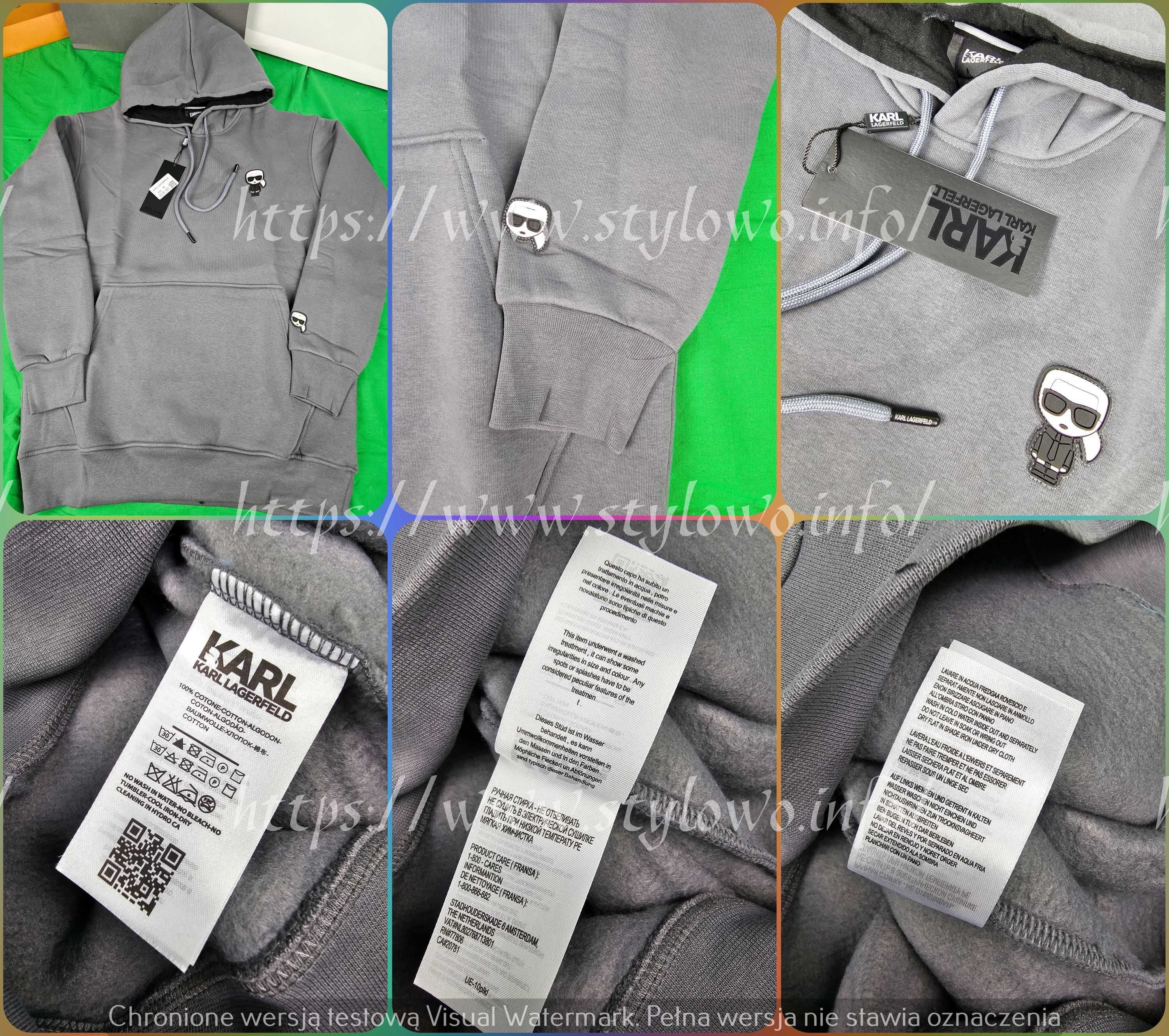 Bluza z kapturem męska Ralph Lauren Karl Lagerfeld kolory różne