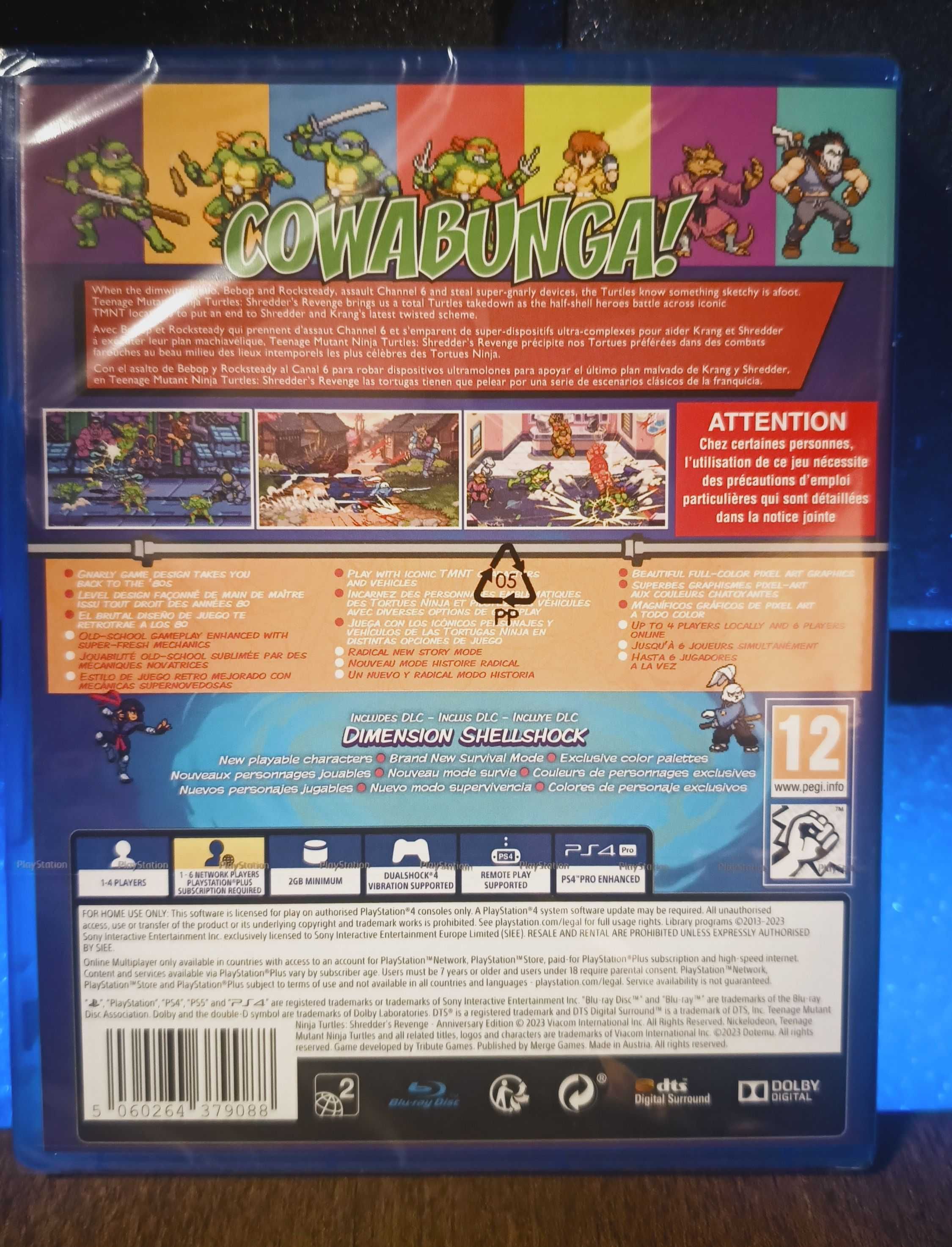 Teenage Mutant Ninja Turtles Shredder's Revenge PS4 / PS5 bijatyka