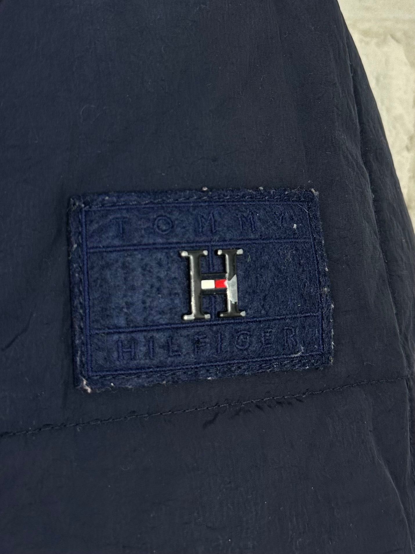 Kurtka puchowa Tommy Hilfiger Rope Dye Granatowy Regular Fit