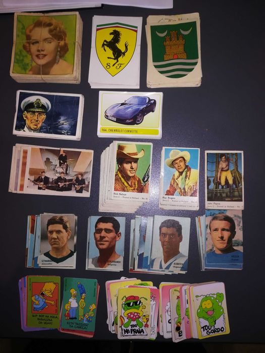 Cromos antigos diversos