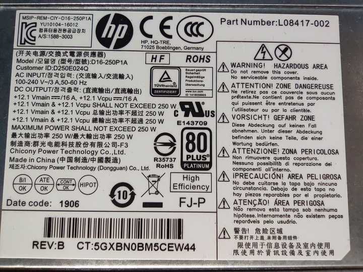 HP EliteDesk 800 G5 Tower  (Core i3,i5,i7)/(8,16GB)/SSD(128,256,512GB)