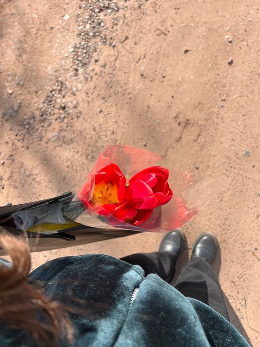 Кожаная сумка шоппер