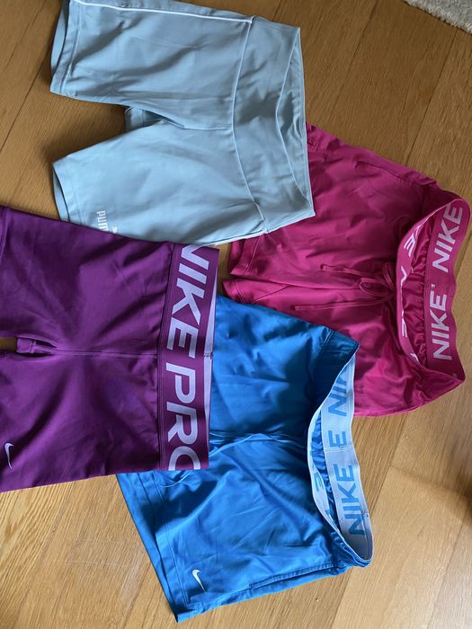 Lote 4 calçoes  ginstica  Nike/Puma novo+vestido lycra , tam 38M