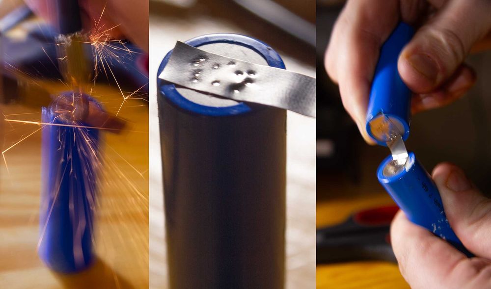 Точкова зварка ваших батарей