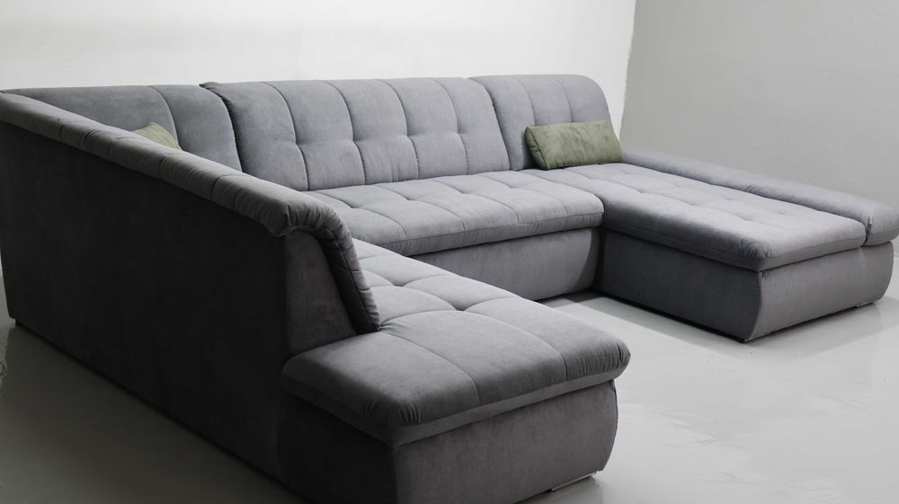 TGP Nowy narożnik Wielkie niemieckie U funkcja spania rogówka kanapa