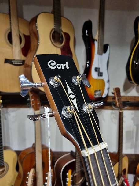 Cort AB850F Nat elektroakustyczna gitara basowa z pokrowcem AB-850-F