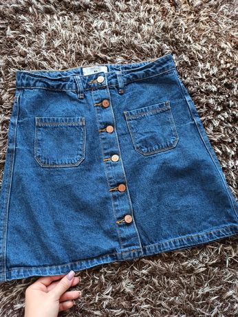 Spódniczka mini jeansowa new look