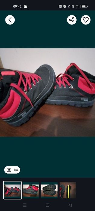 Buty zimowe trekingowe Qenchua r39