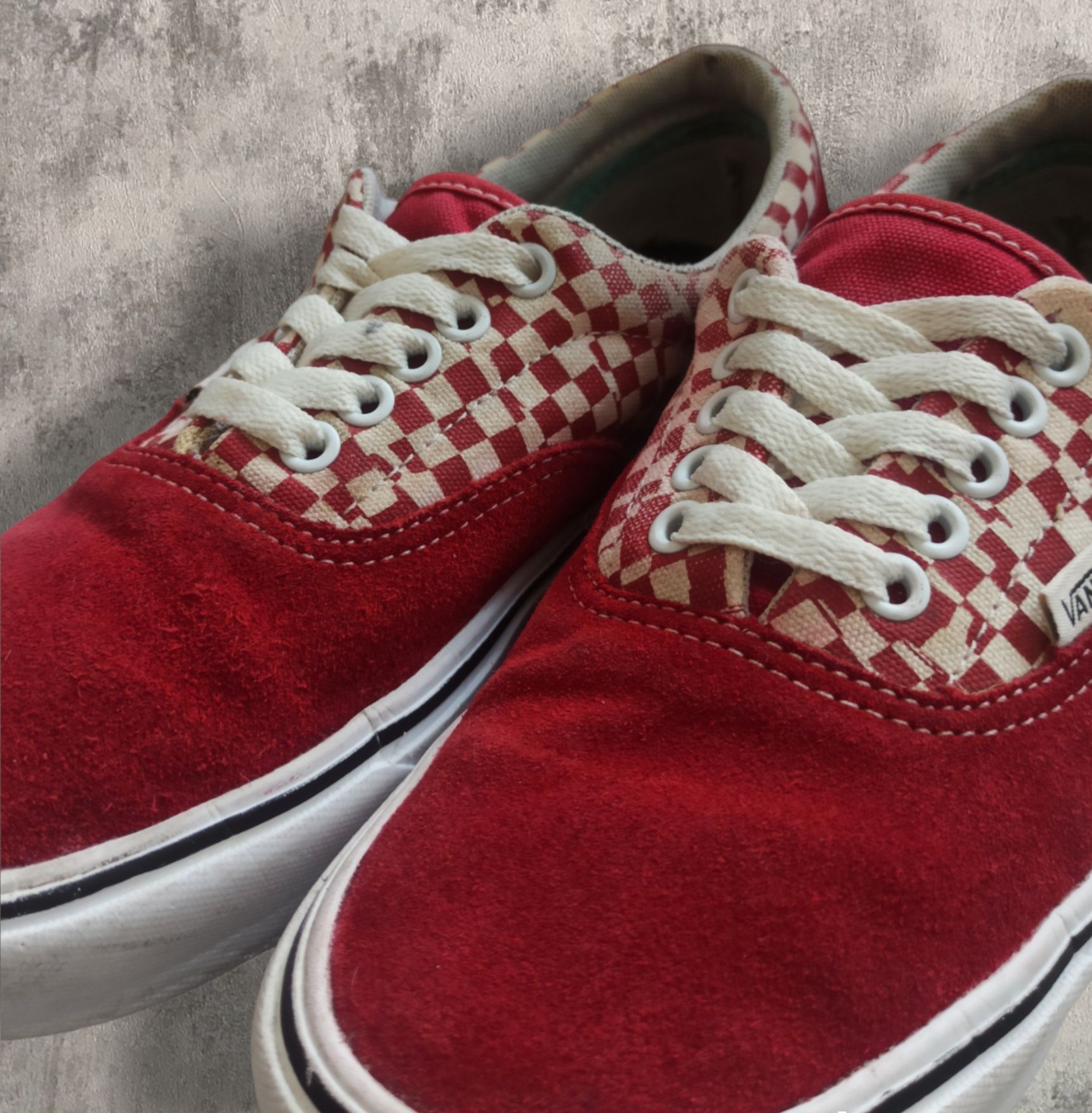 buty Vans czerwone Comfycush Era Rcn