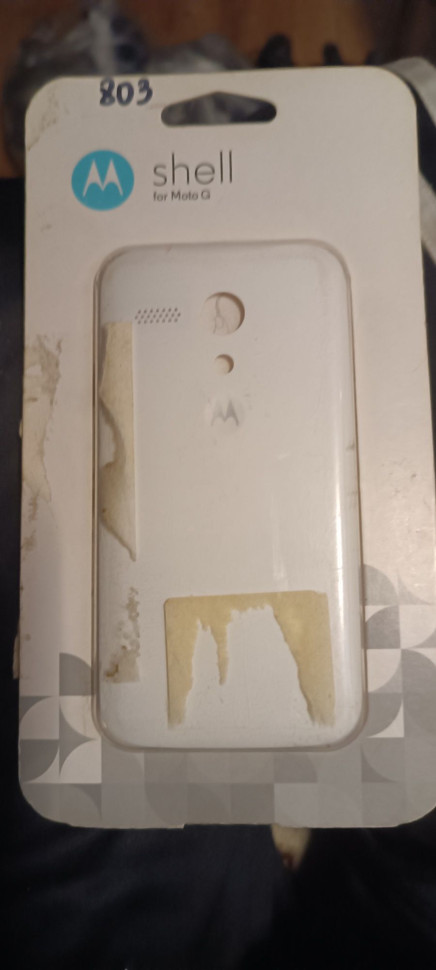 klapka baterii do Motorola Moto G Shell ASMBTDRWHT-MLTI0A - biała