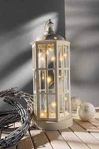 Lampion świąteczny LED + Aniołek z kadzidełkami
