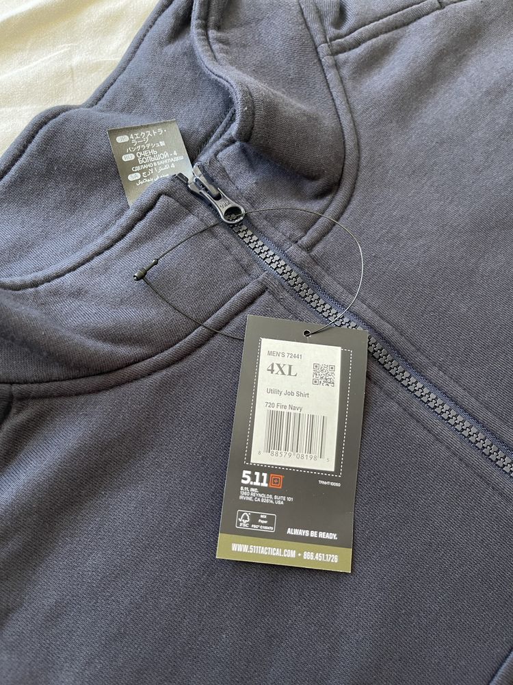 Кофта реглан 5.11 tactical Utility Job Shirt розмір 4XL