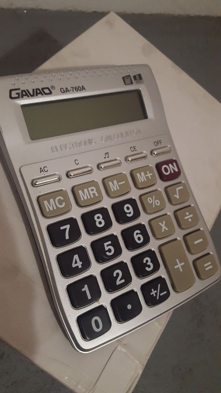 Calculadora a pilhas