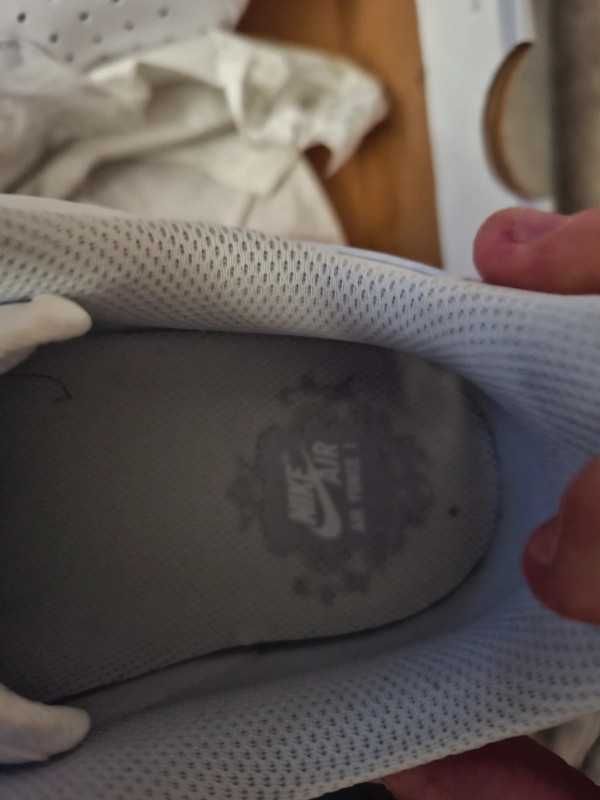 Biały|Nowe-Męskie\Nike/^AirForce1 UnisexTrampki roz.43