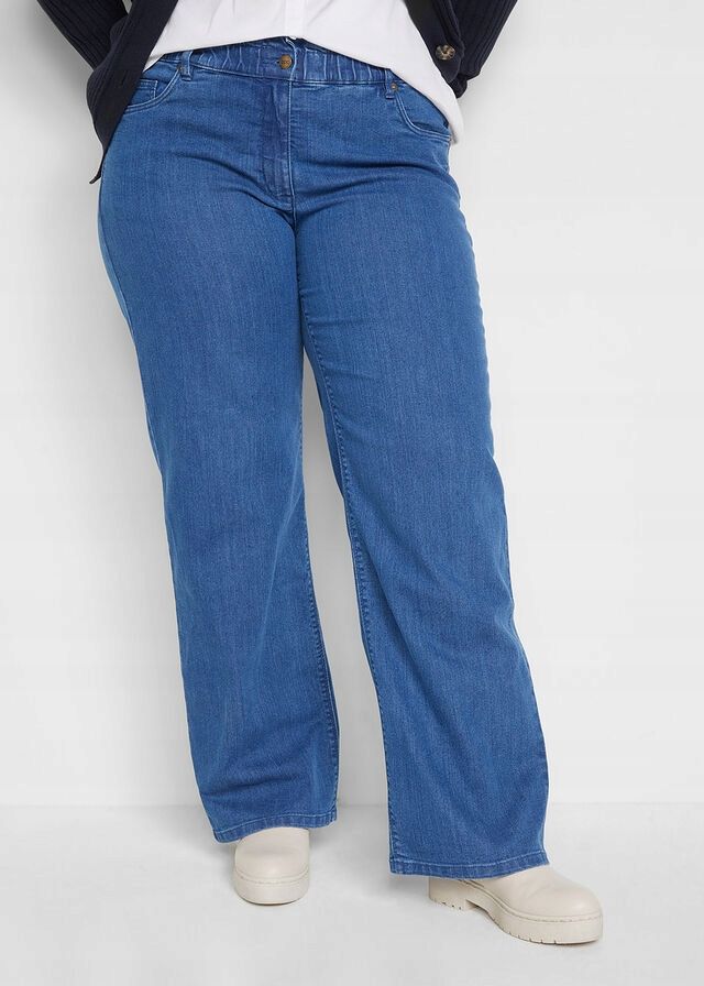B.P.C szerokie jeansy modne r.44