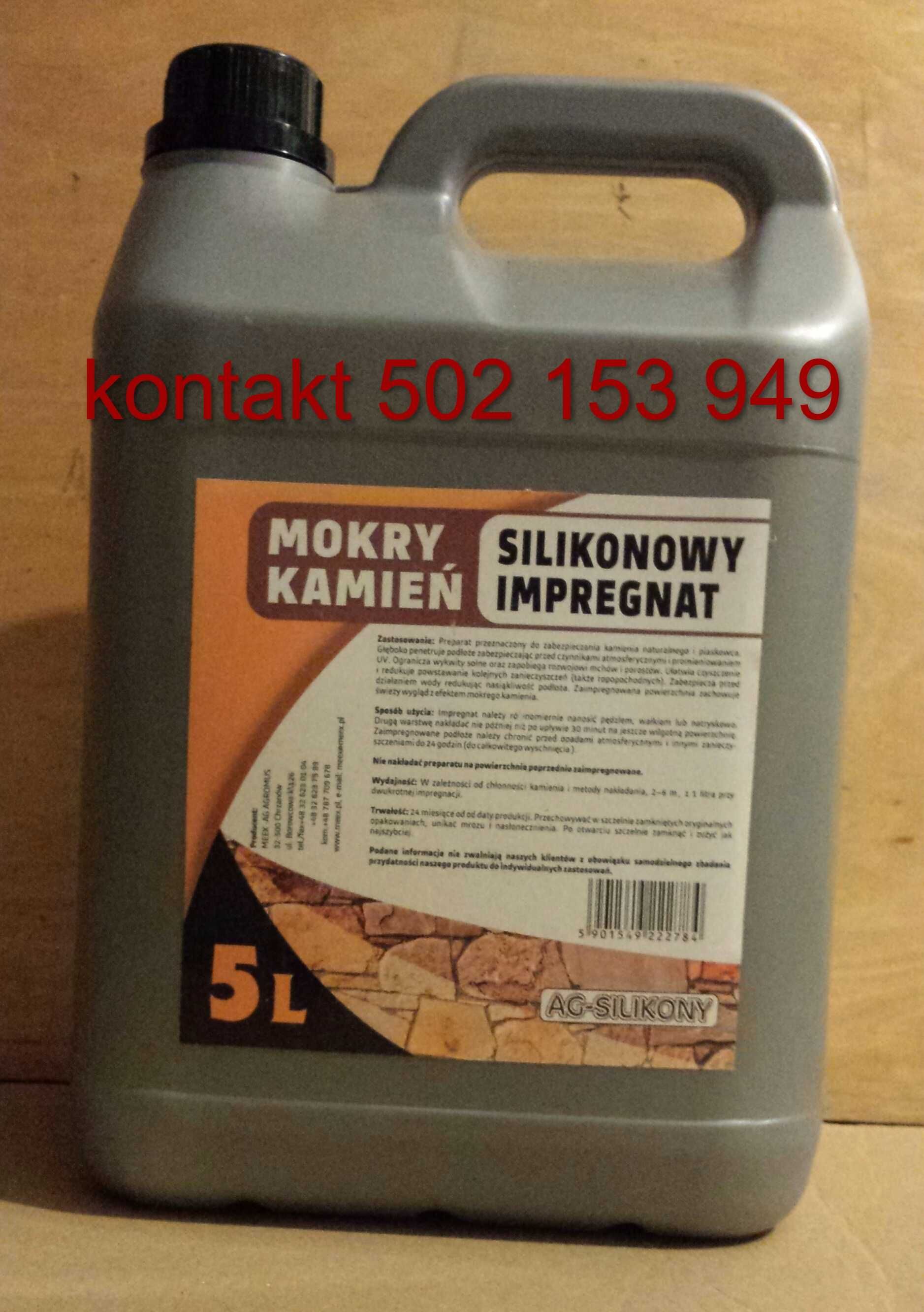 Mokry Kamień silikonowy impregnat do kamienia opak. 5 litrów