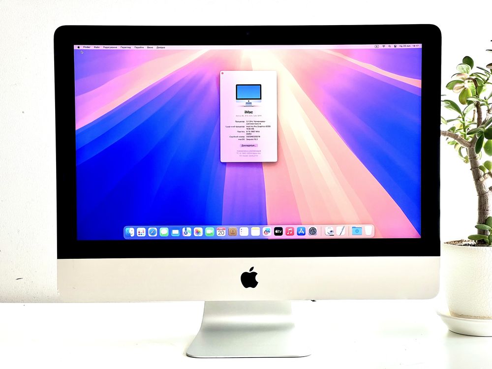 iMac 21.5” 4K Retina 2019  Core i5 4 ядра 8GB RAM 512GB SSD M2